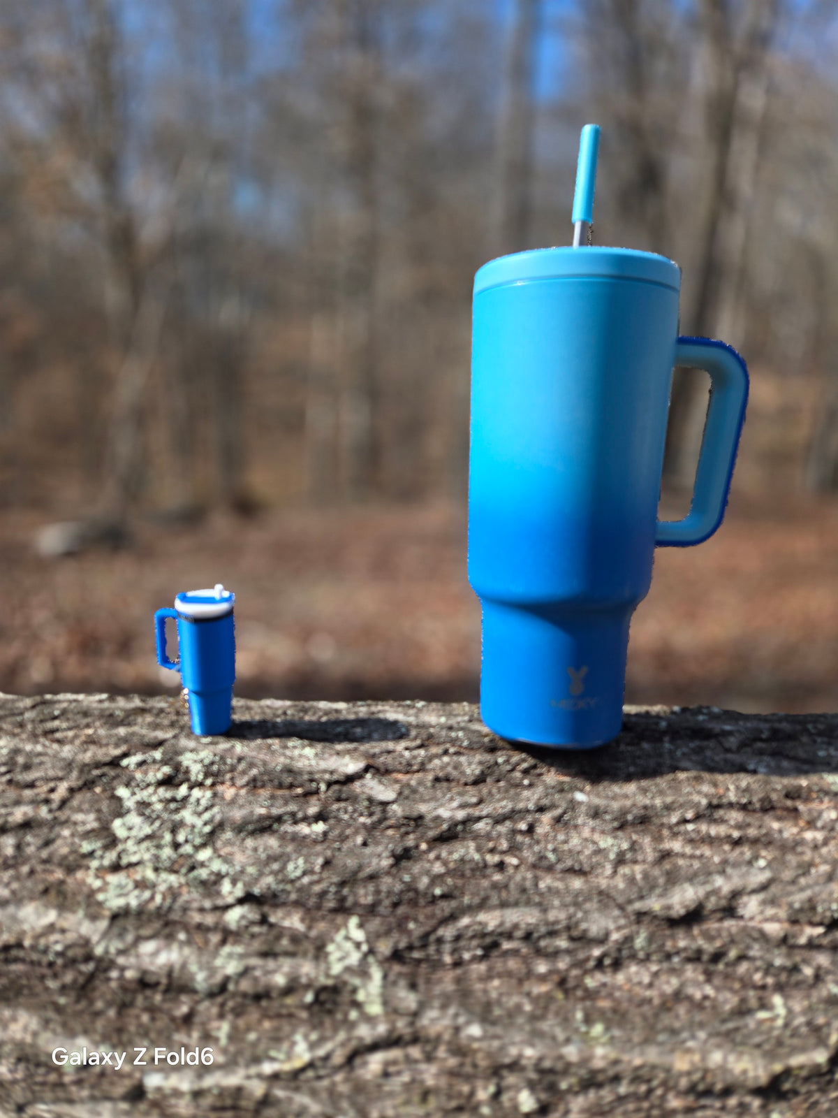 Mini Tumbler Chapstick/pill Holder Keychain