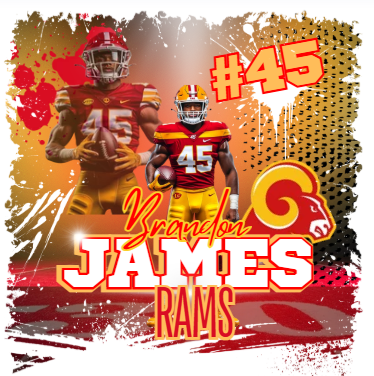 🏈 Editable Football Player Canva Template Bundle | Custom Football Graphic | Sports Player Design