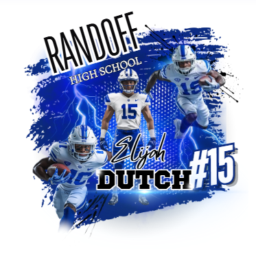 🏈 Editable Football Player Canva Template Bundle | Custom Football Graphic | Sports Player Design