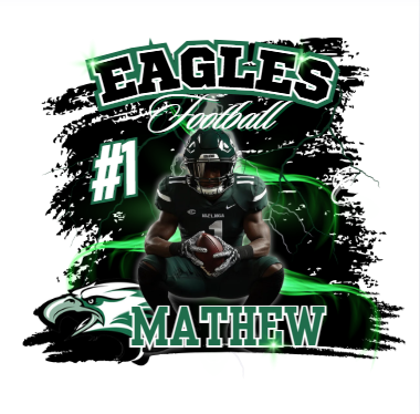 🏈 Editable Football Player Canva Template Bundle | Custom Football Graphic | Sports Player Design