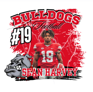 🏈 Editable Football Player Canva Template Bundle | Custom Football Graphic | Sports Player Design