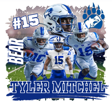 🏈 Editable Football Player Canva Template Bundle | Custom Football Graphic | Sports Player Design