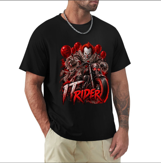 🎈💀 Sinister Clown Rider PNG | Horror Digital Download | Non-Editable Design