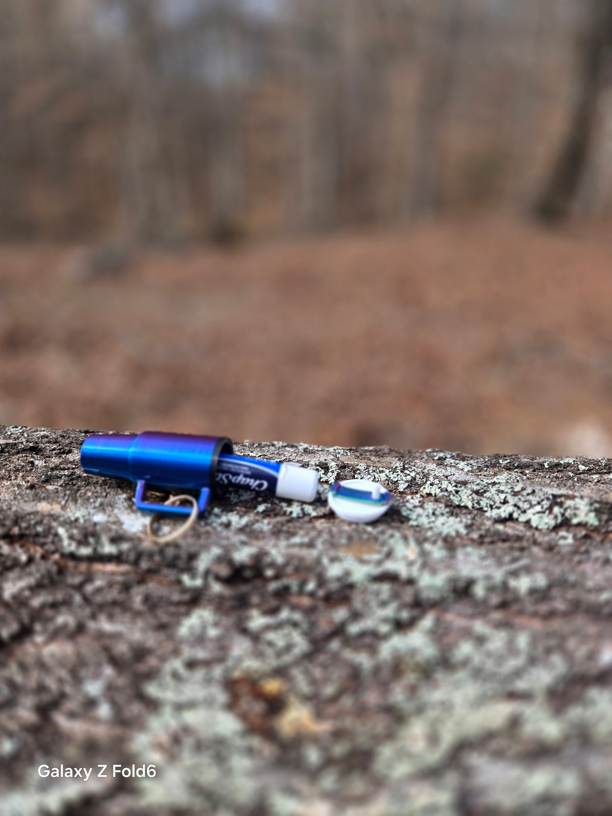 Mini Tumbler Chapstick/pill Holder Keychain
